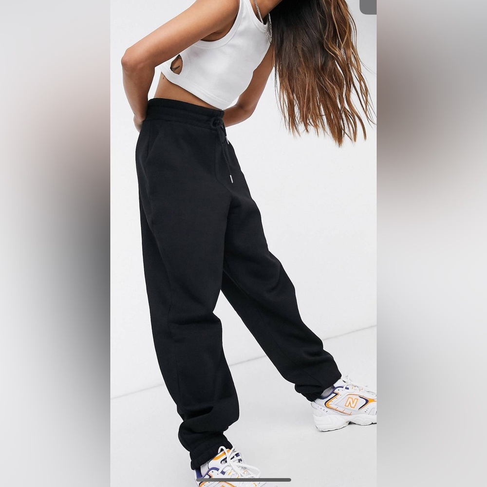 Oversized Black Joggers